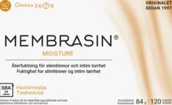 Membrasin Vid Torra Slemhinnor 120 kapslar