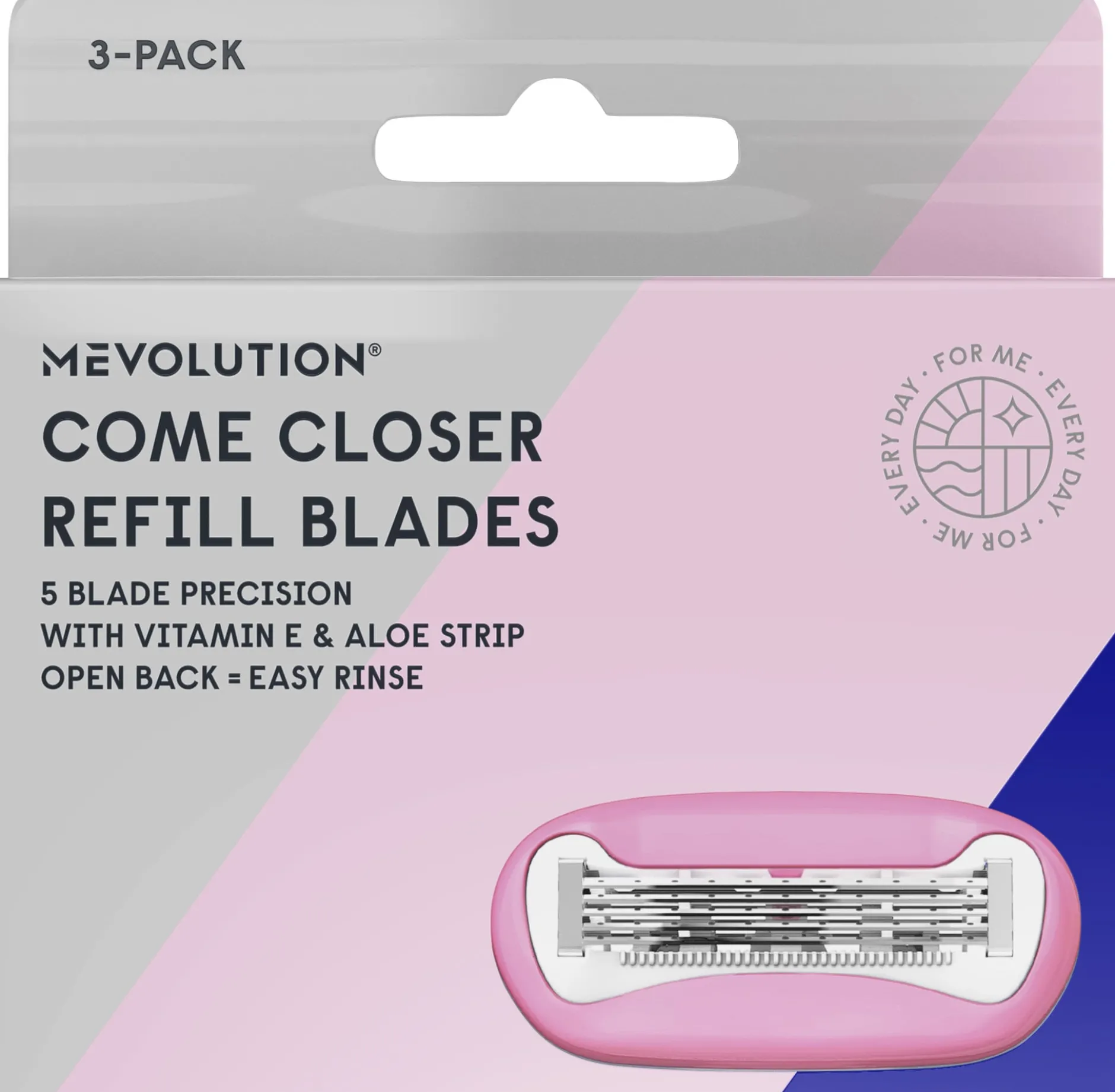 Mevolution Come Closer Rakbladsrefill Kvinna 3-pack