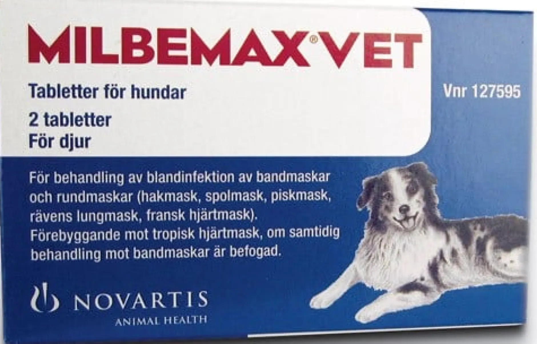 Milbemax Vet. för hundar, tabletter, 2 st