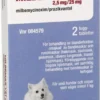 Milbemax Vet. tuggtablett 2,5 mg/25 mg, 2 st