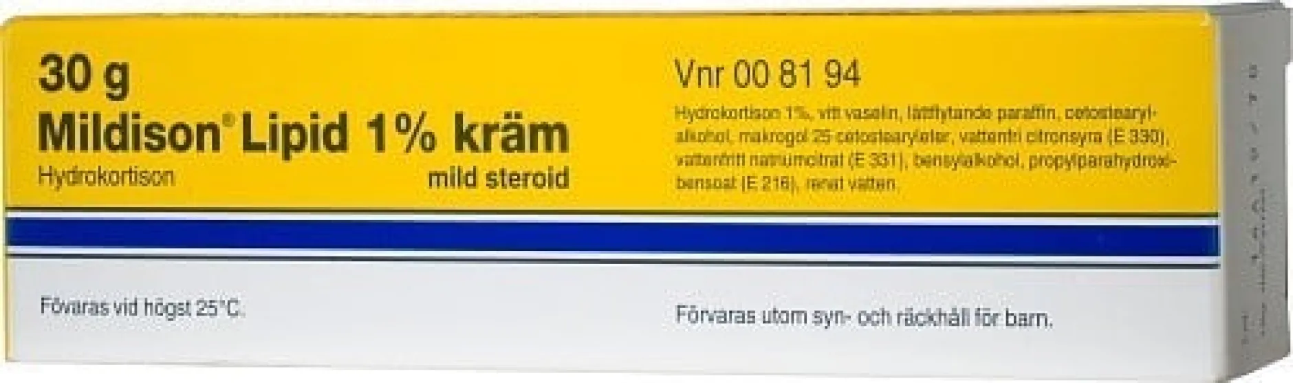Mildison Lipid, kräm 1%, 30 gr