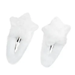 MILI Cosmetics Hair Pin Star White 2 st