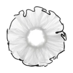MILI Cosmetics Organza Scrunchie White 1 st