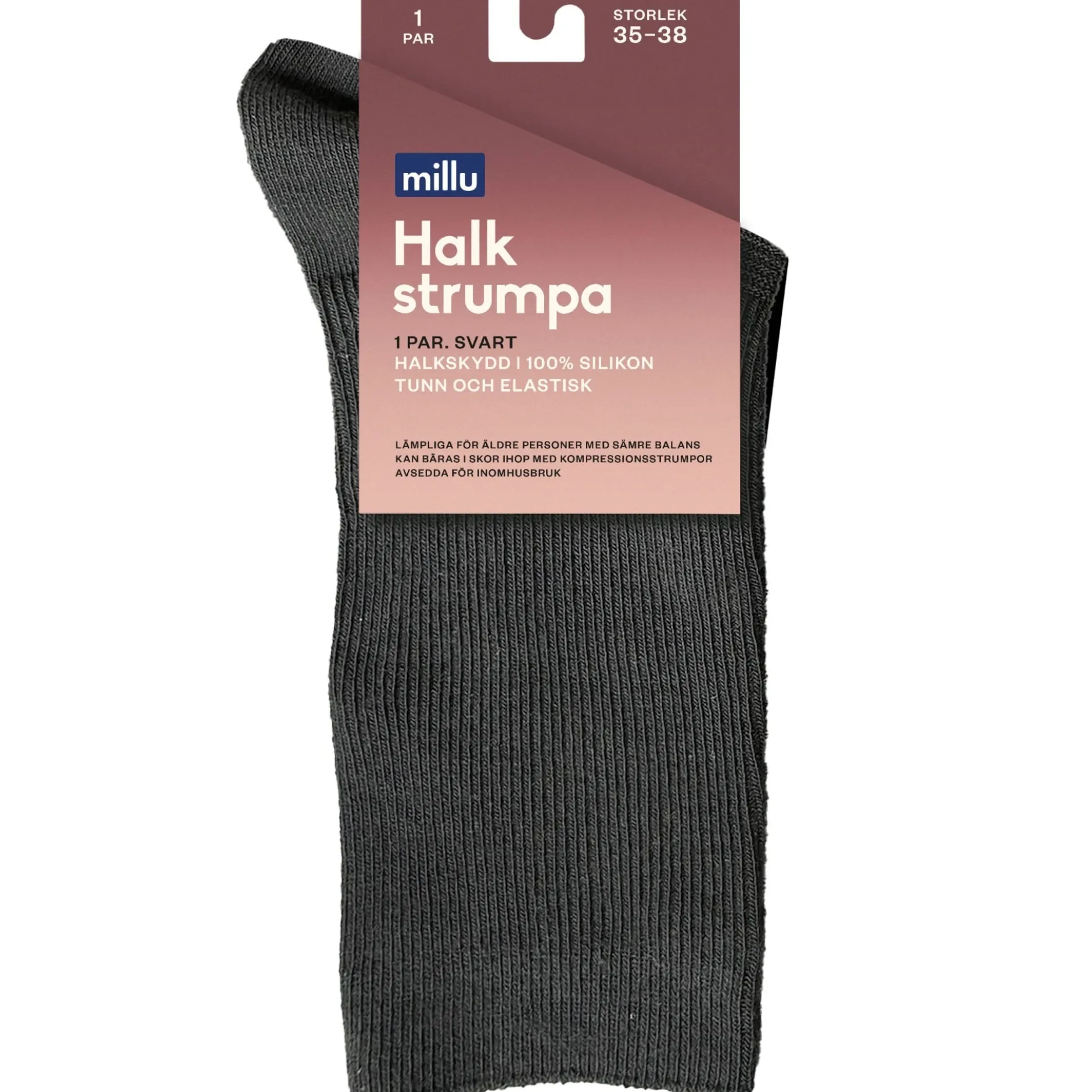 Millu Halkstrumpa Stl 35-38 1 par