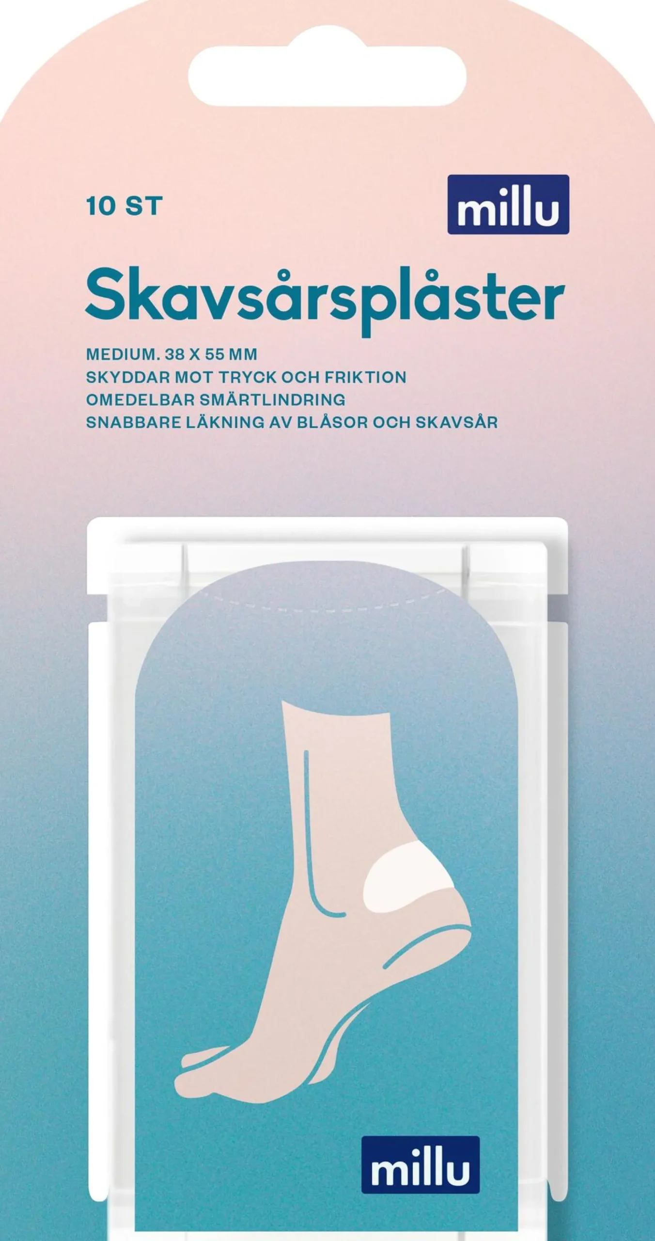 Millu Skavsårsplåster Medium 10 st