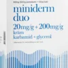 Miniderm Duo Mjukgörande kräm för torr hud 2% Karbamid 20% Glycerol 600g
