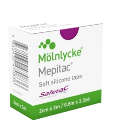 Mölnlycke Health Care Mepitac Soft Silicone Fixeringstejp 2 cm x 3 m