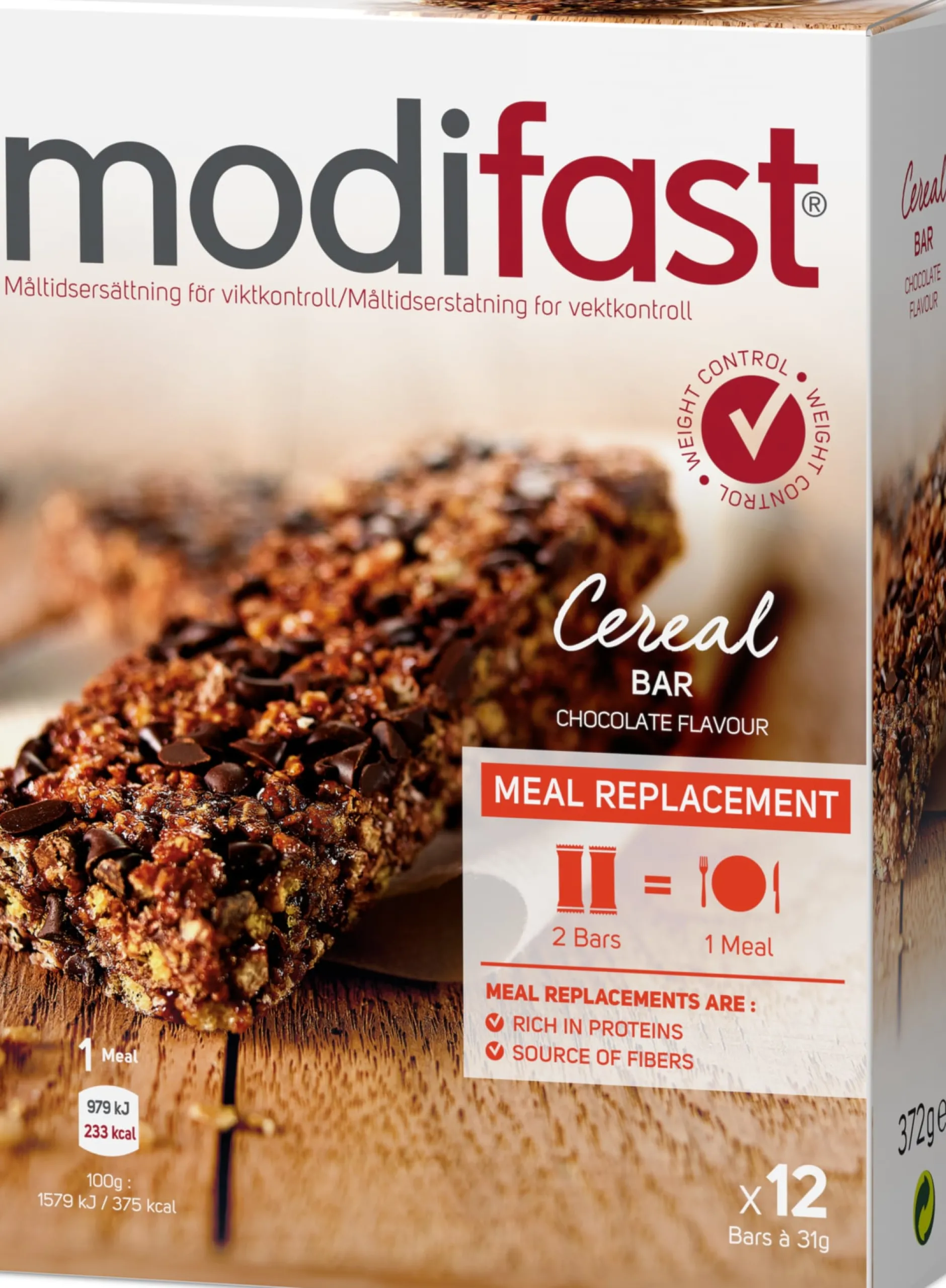 Modifast Cereal Bar Choklad 12 pack