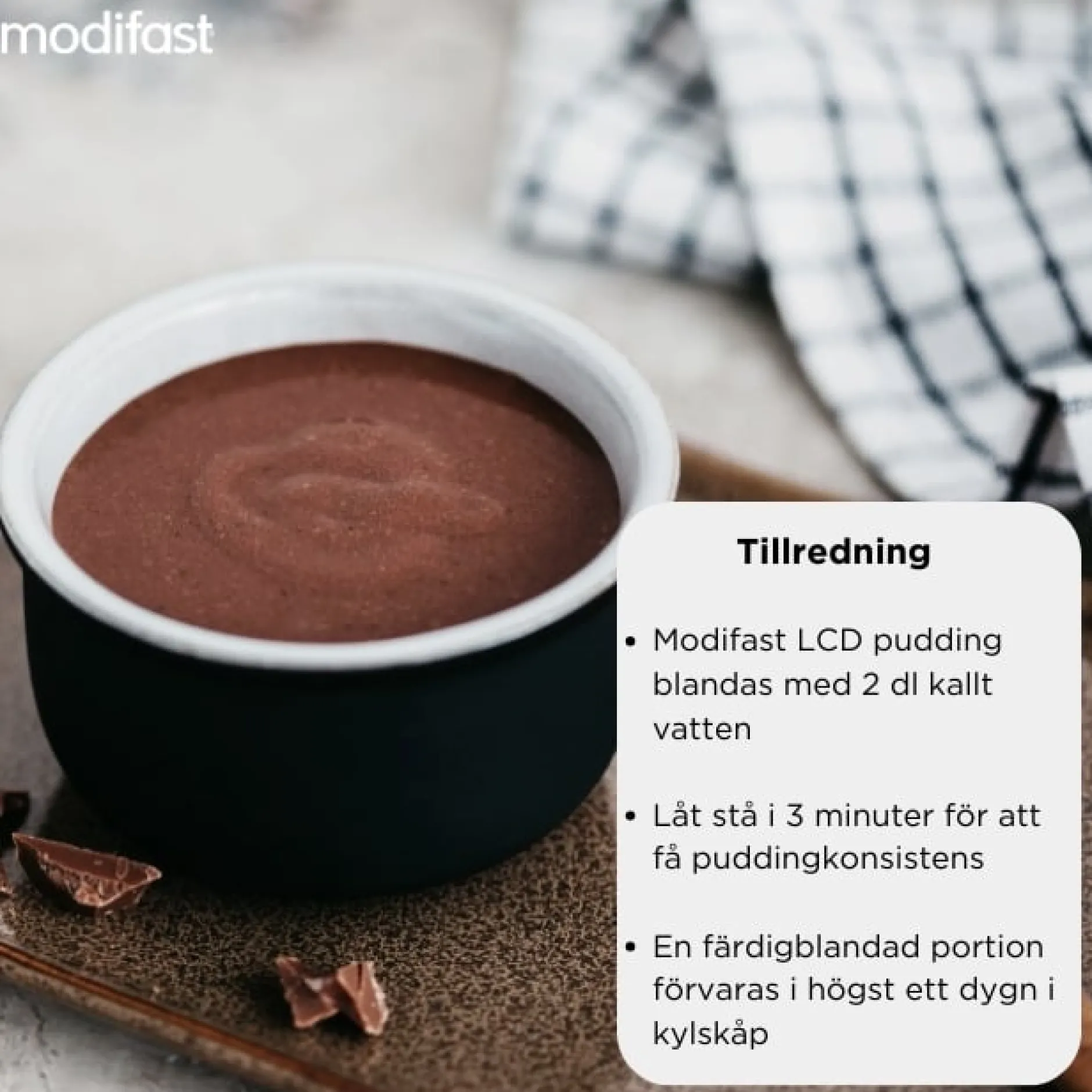 Modifast LCD Chokladpudding 8 st
