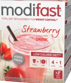 Modifast LCD Pulver Jordgubb 8 st
