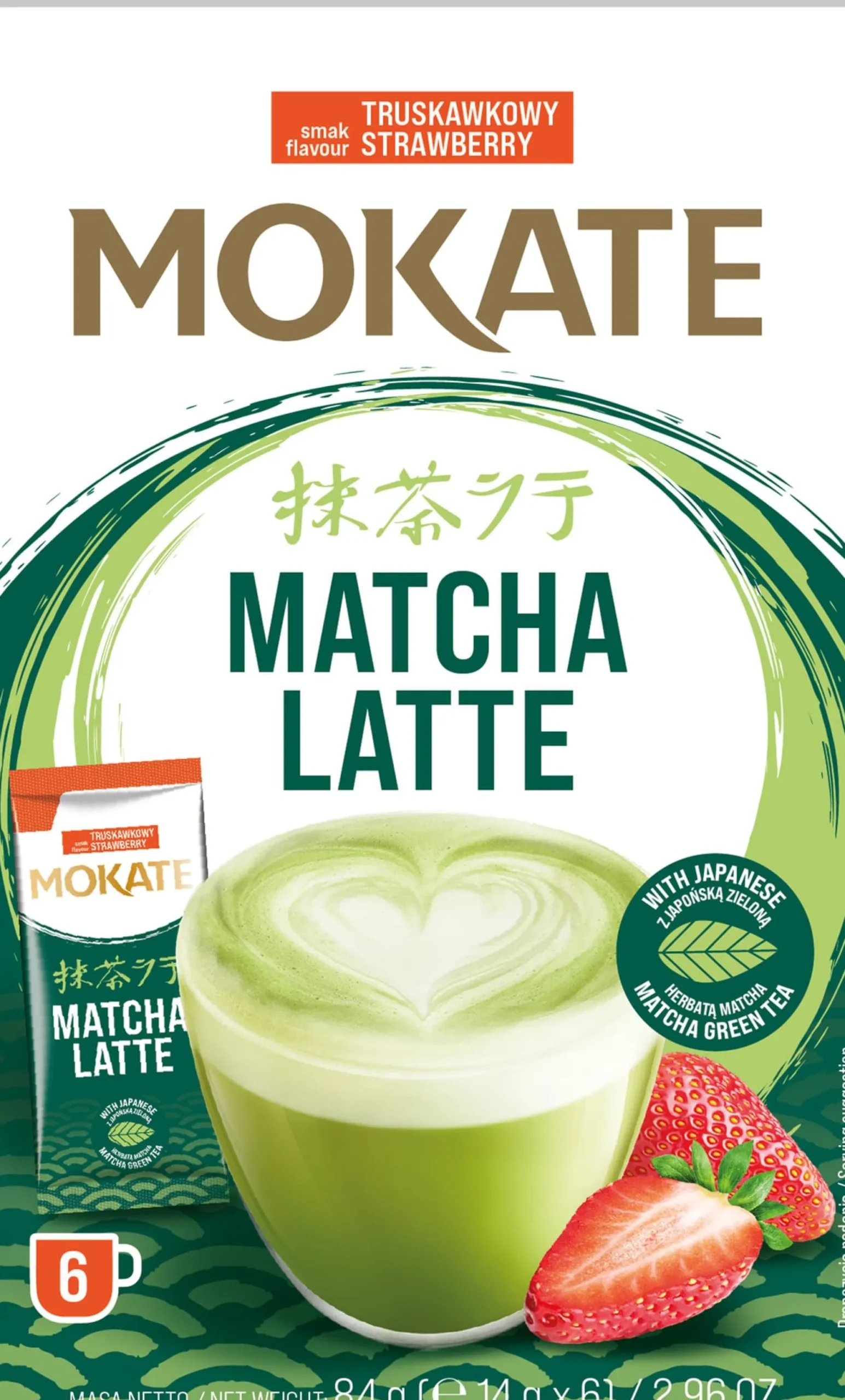 Mokate Matcha Jordgubb 6 st