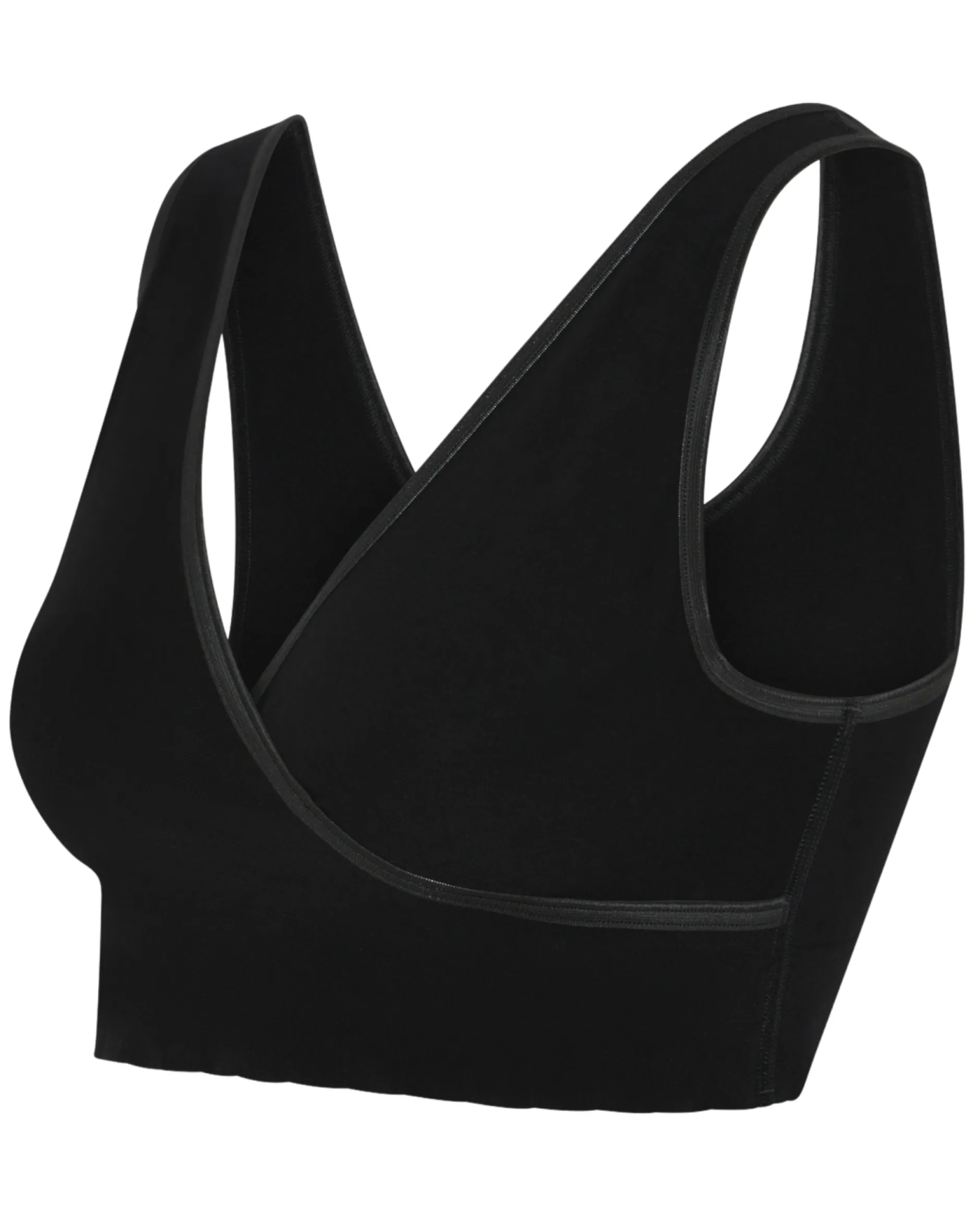 momkind Crossover Amningsbh Svart S/M
