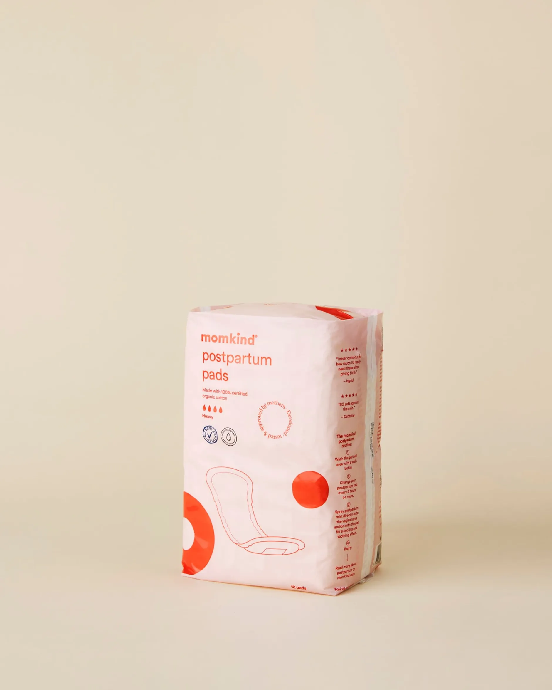 momkind Ekologiska Förlossningsbindor 12-pack