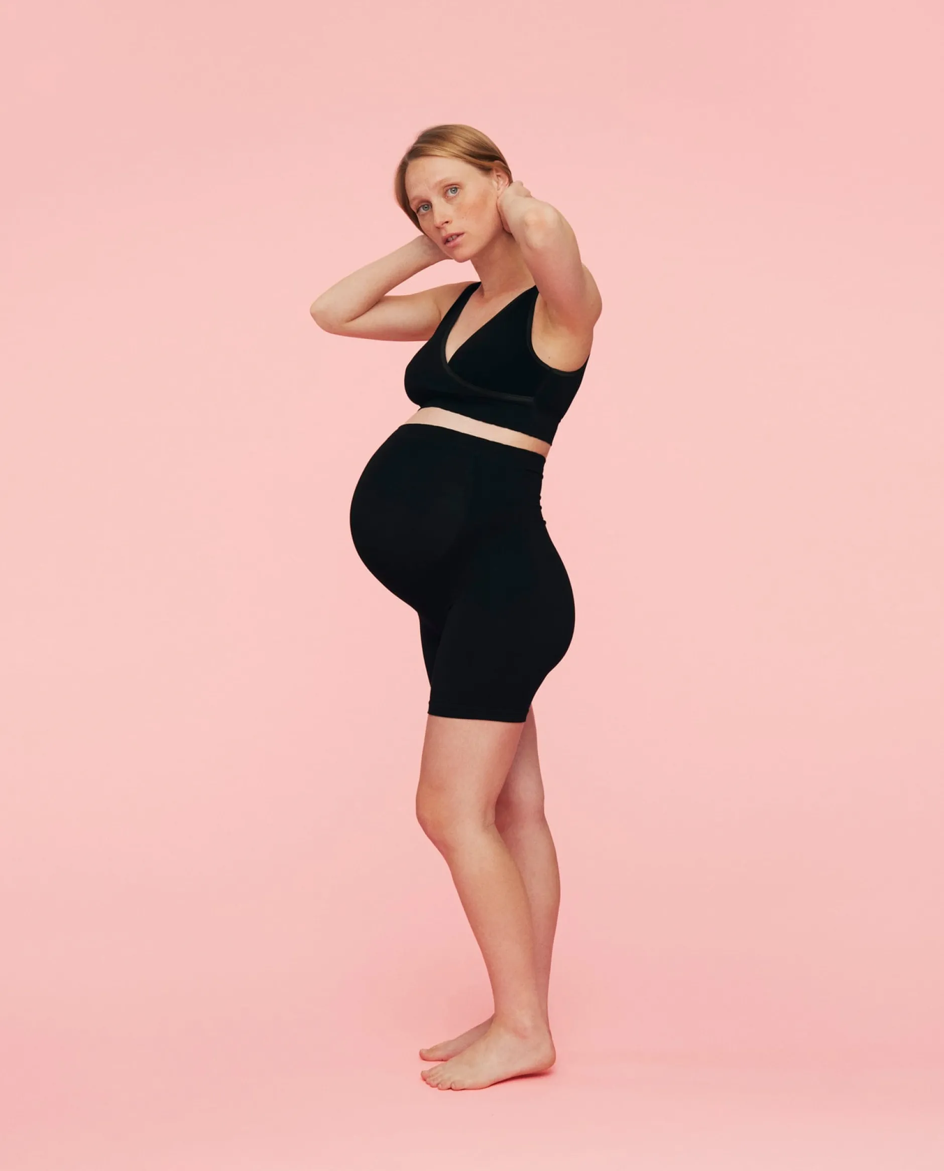 momkind Gravidshorts svart S