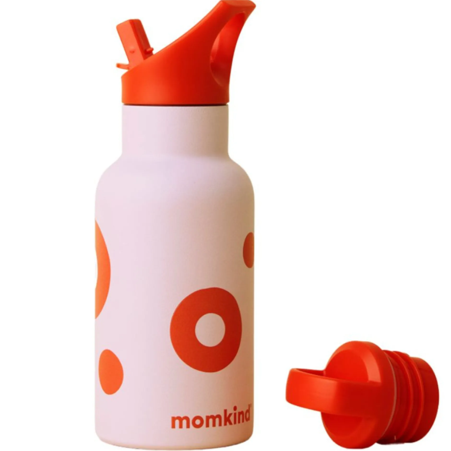 momkind Liten Termosflaska Med Sugrör 350 ml