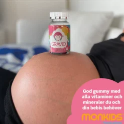Monkids Gravid Blodapelsin 60 tuggtabletter