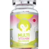 Monkids Multivitamin Sockerfri Tonår Hallon 60 tuggtabletter