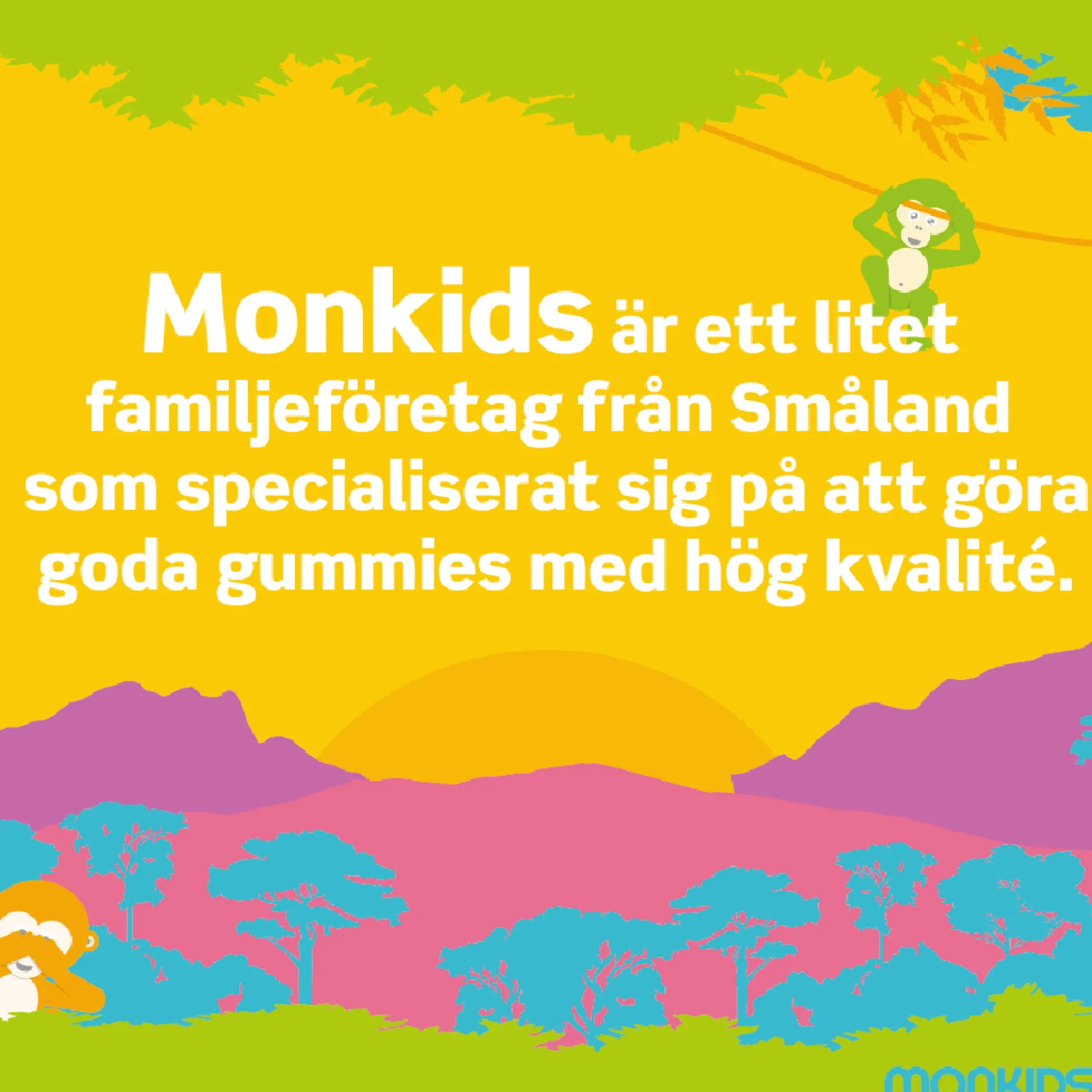 Monkids Multivitamin Tonår Apelsin 60 tuggtabletter