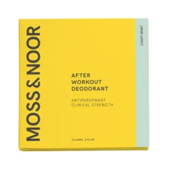 Moss & Noor After Workout Deodorant Light Mint 3-pack