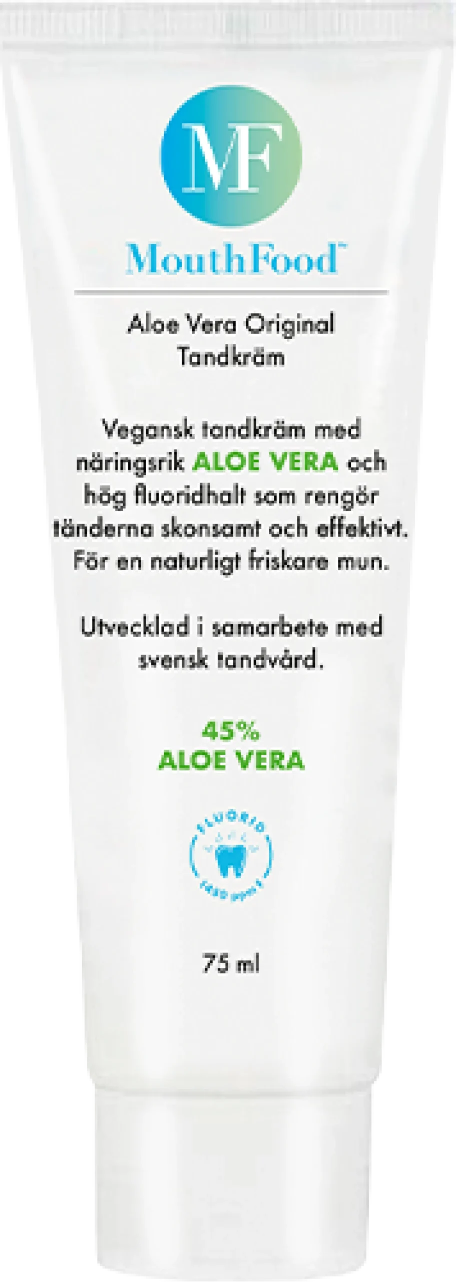 MouthFood Aloe Vera Tandkräm 75 ml