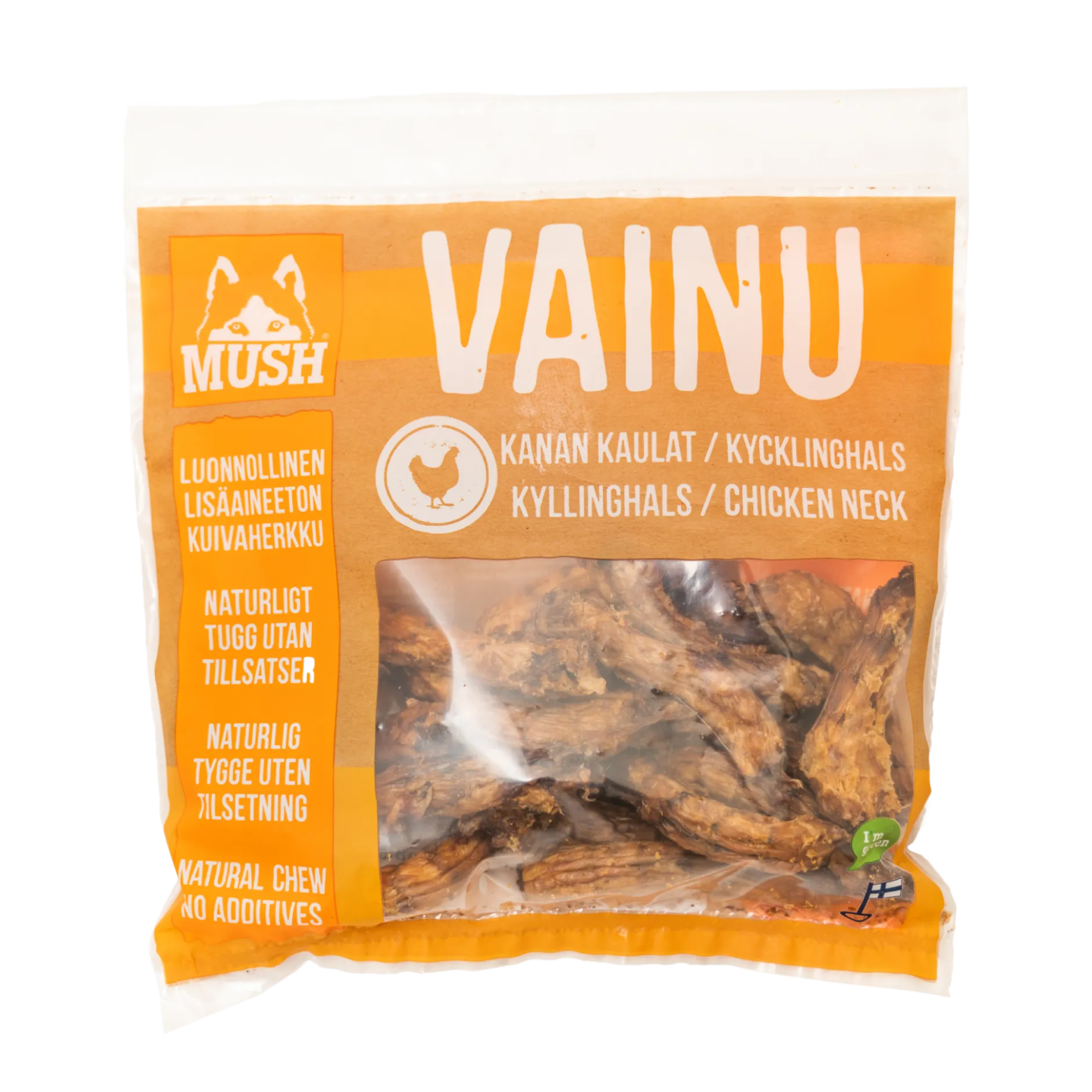 MUSH VAINU Kycklinghals 220g
