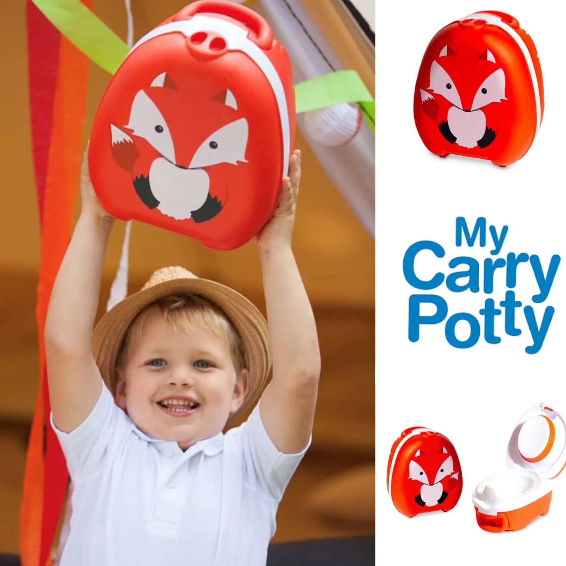 My Carry Potty Bärbar Potta Räv 1 st