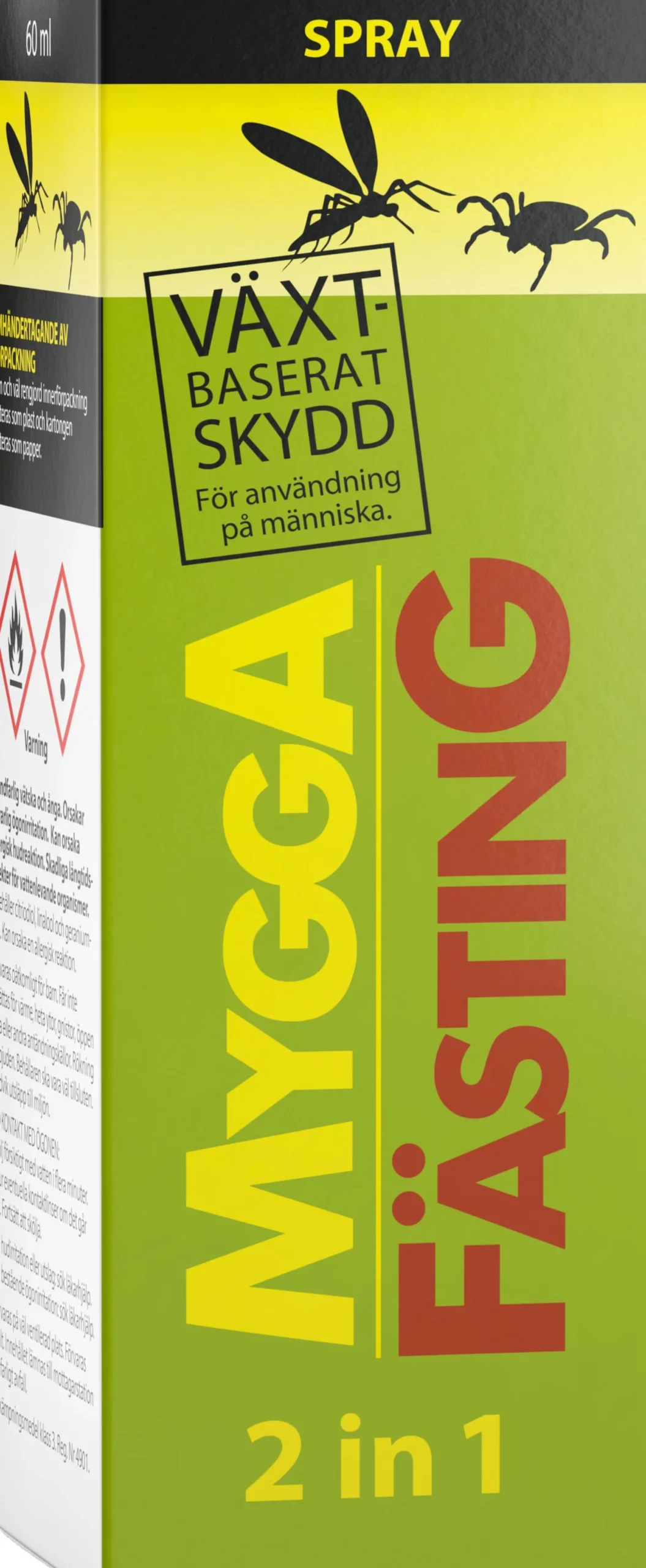 MyggA Fästing 2in1 Insektsspray 60 ml