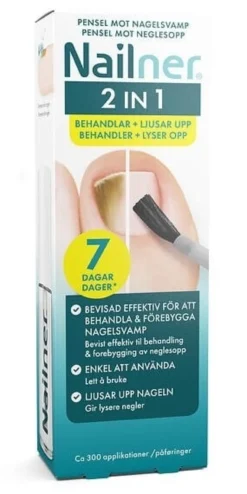 Nailner 2 in 1 Nagelsvampsbehandling Pensel 5 ml