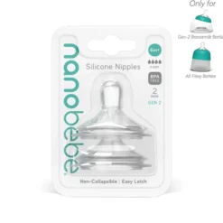 Nanobébé Dinapp Y-Cut/Välling Anti-kolik 2st