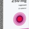 Naproxen Orifarm 250 mg Naproxen 10 tabletter