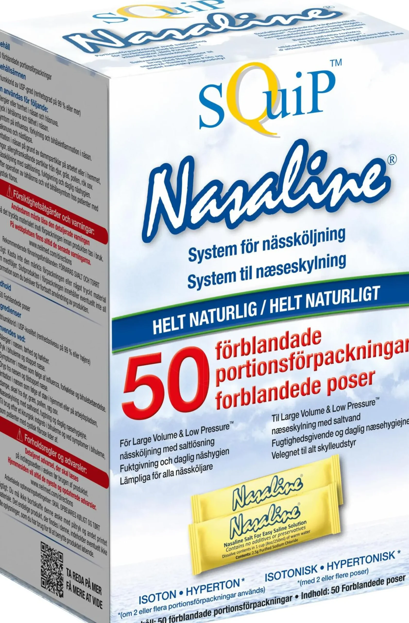 Nasaline Salt Refill 50 Saltpåsar