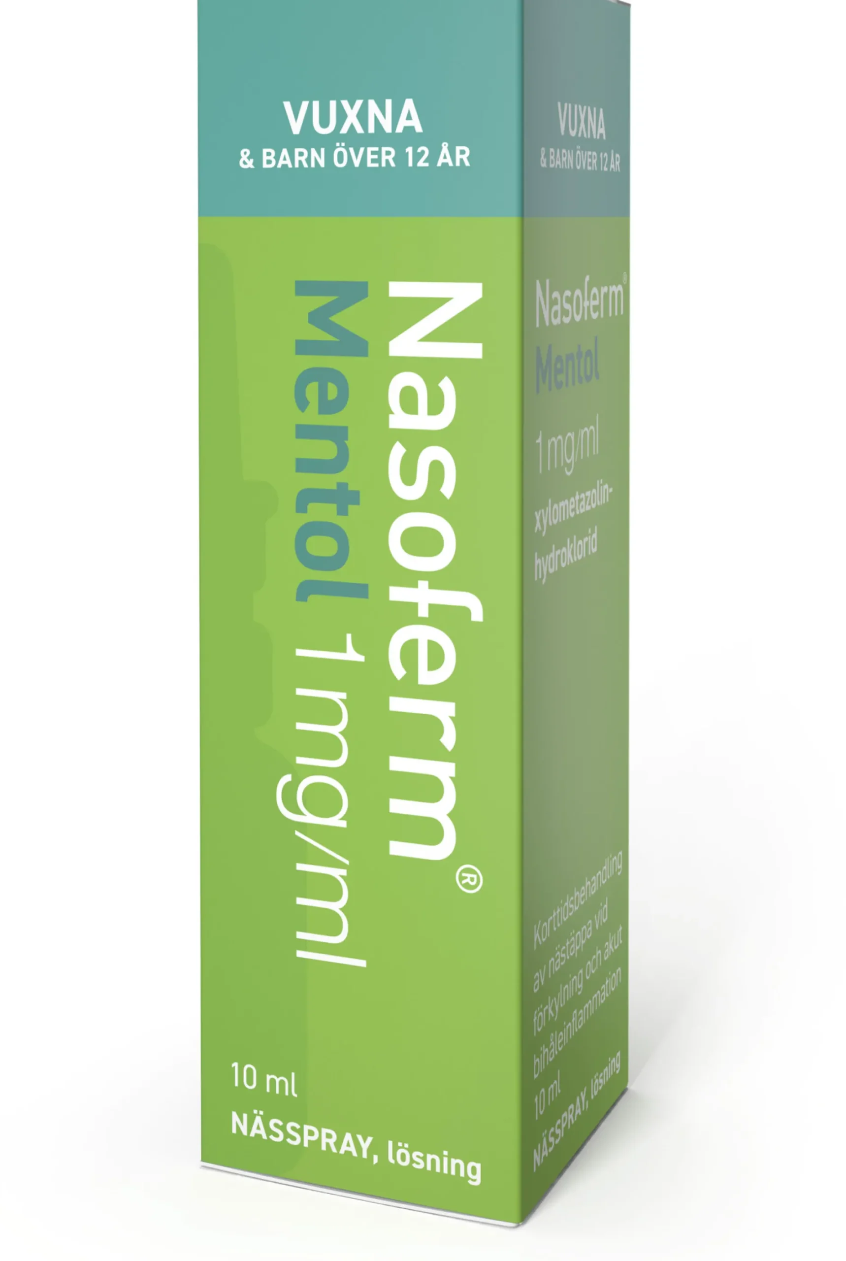Nasoferm Mentol 1 mg/ml Nässpray 10 ml