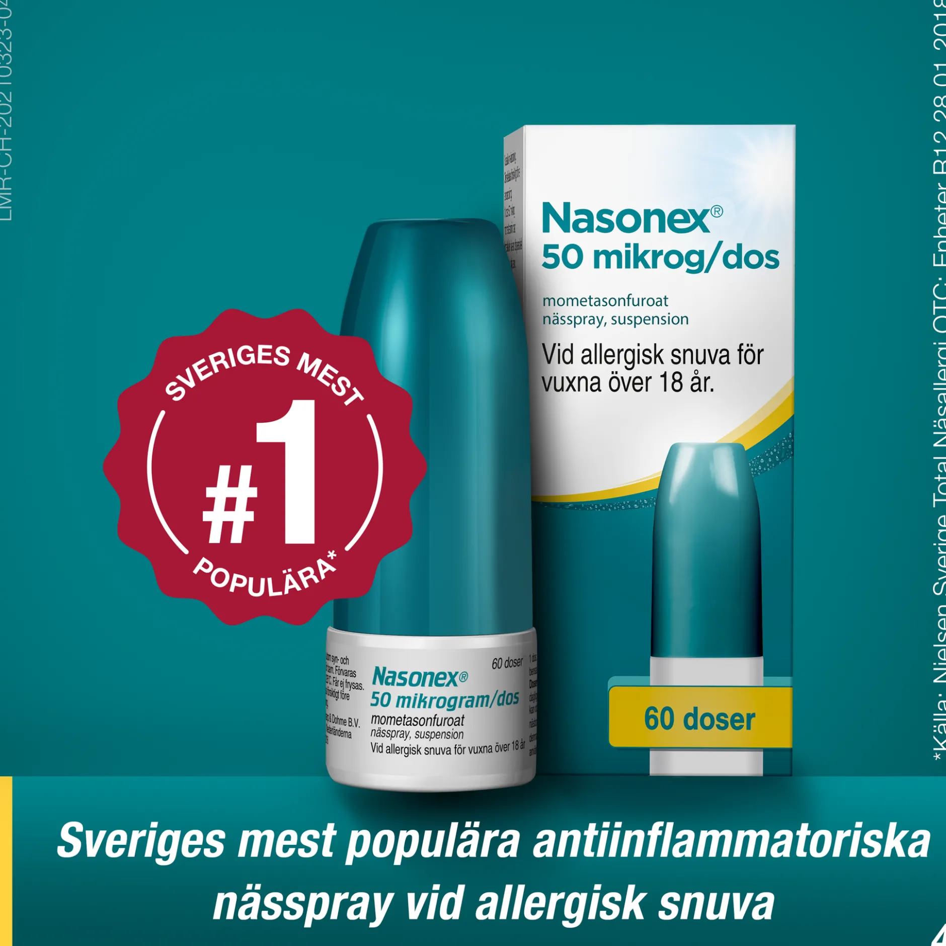 Nasonex Nässpray Suspension 50 µg/dos 60 doser