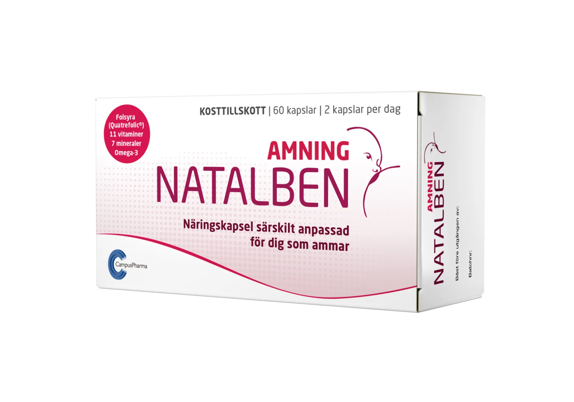 Natalben Amning Multivitamin 60 kapslar