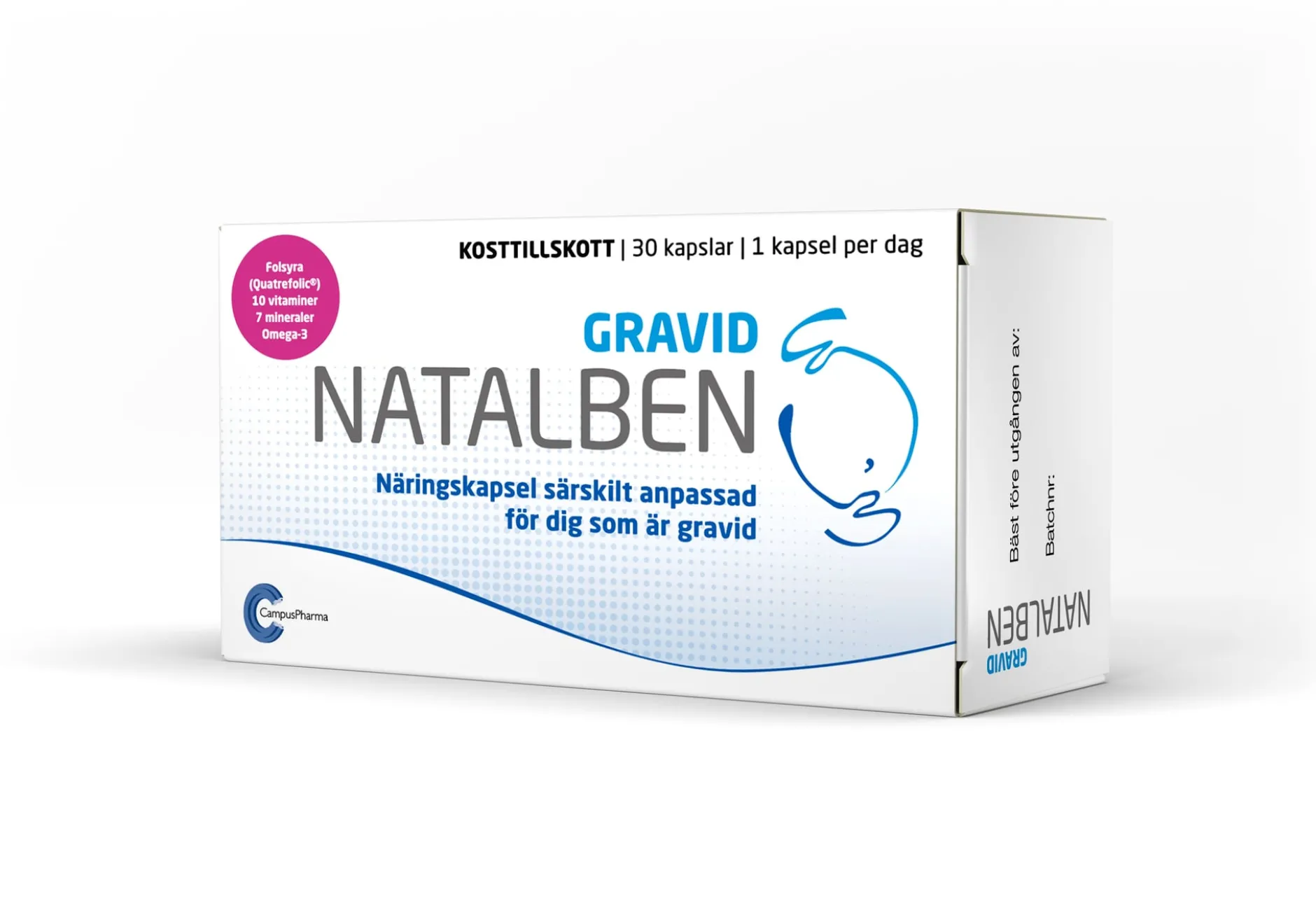 Natalben Gravid kosttillskott 30 kapslar