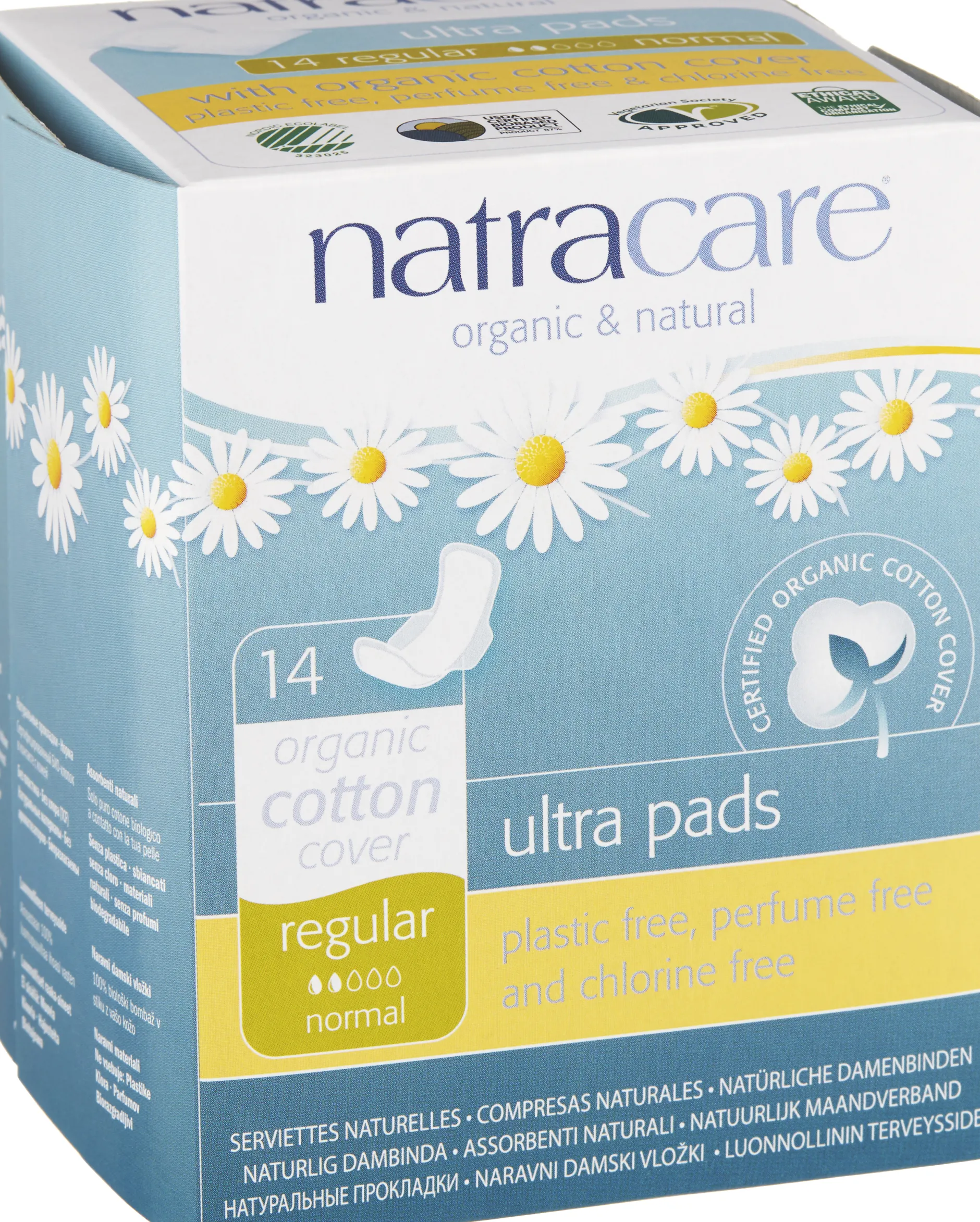 Natracare Binda Ultra Normal med vingar 14 st