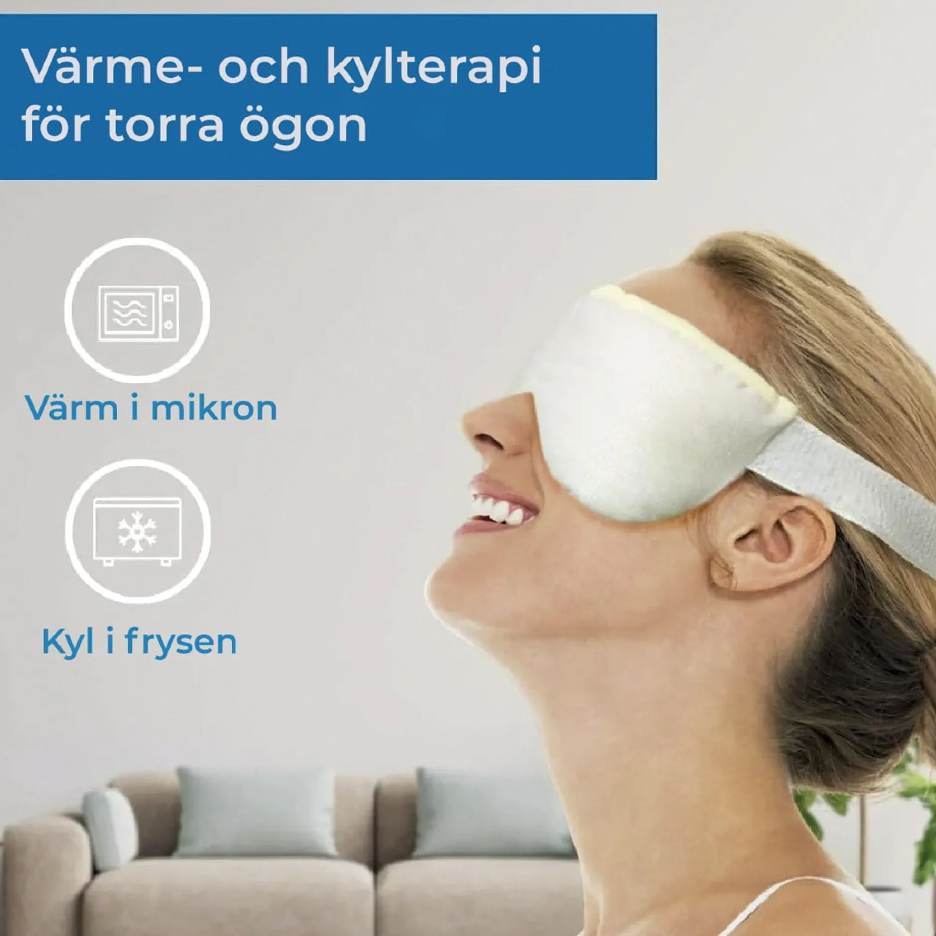 NatraCure ögonmask torra ögon värme/kyla 1st