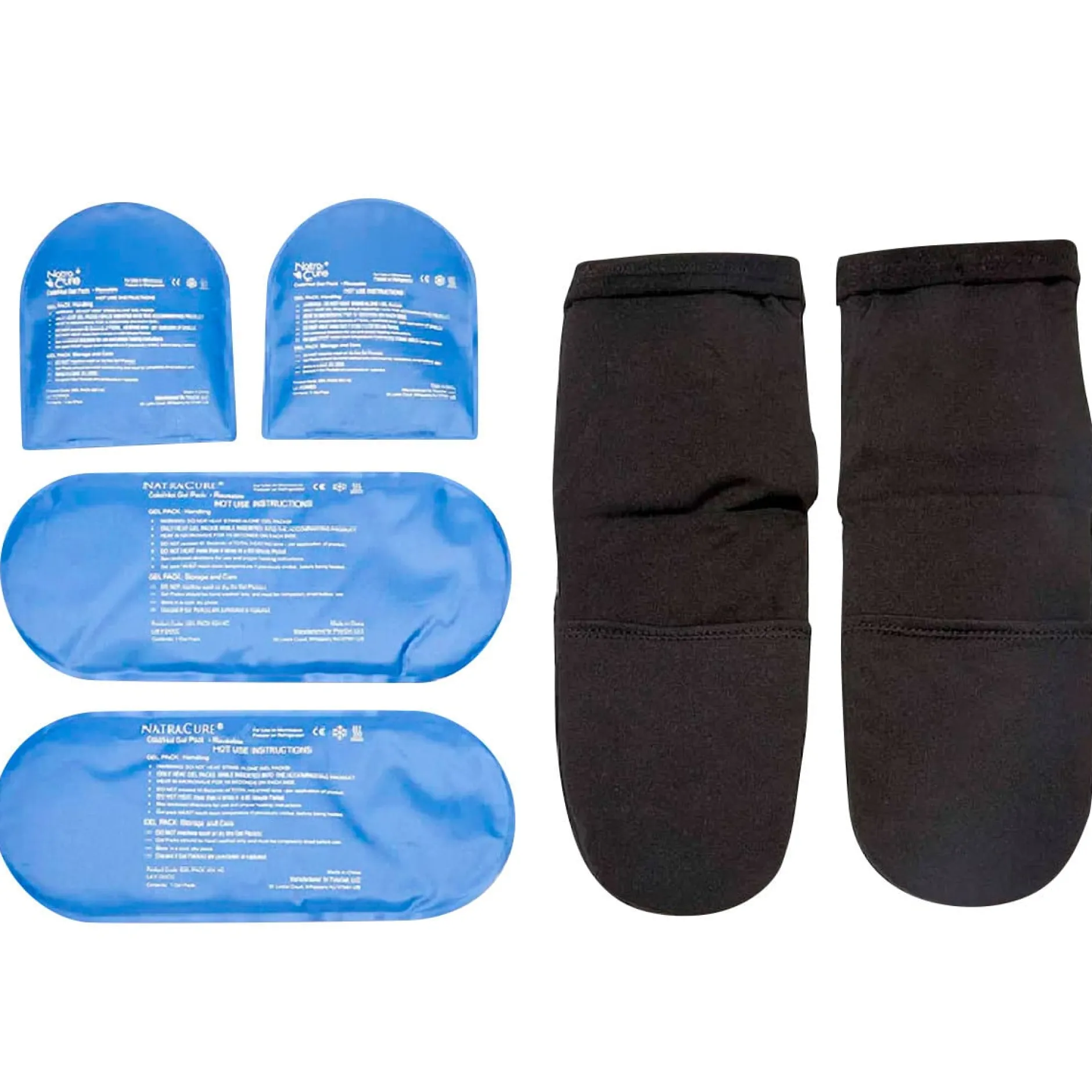 NatraCure värme/kylterapi sockor L/XL 1 par svart