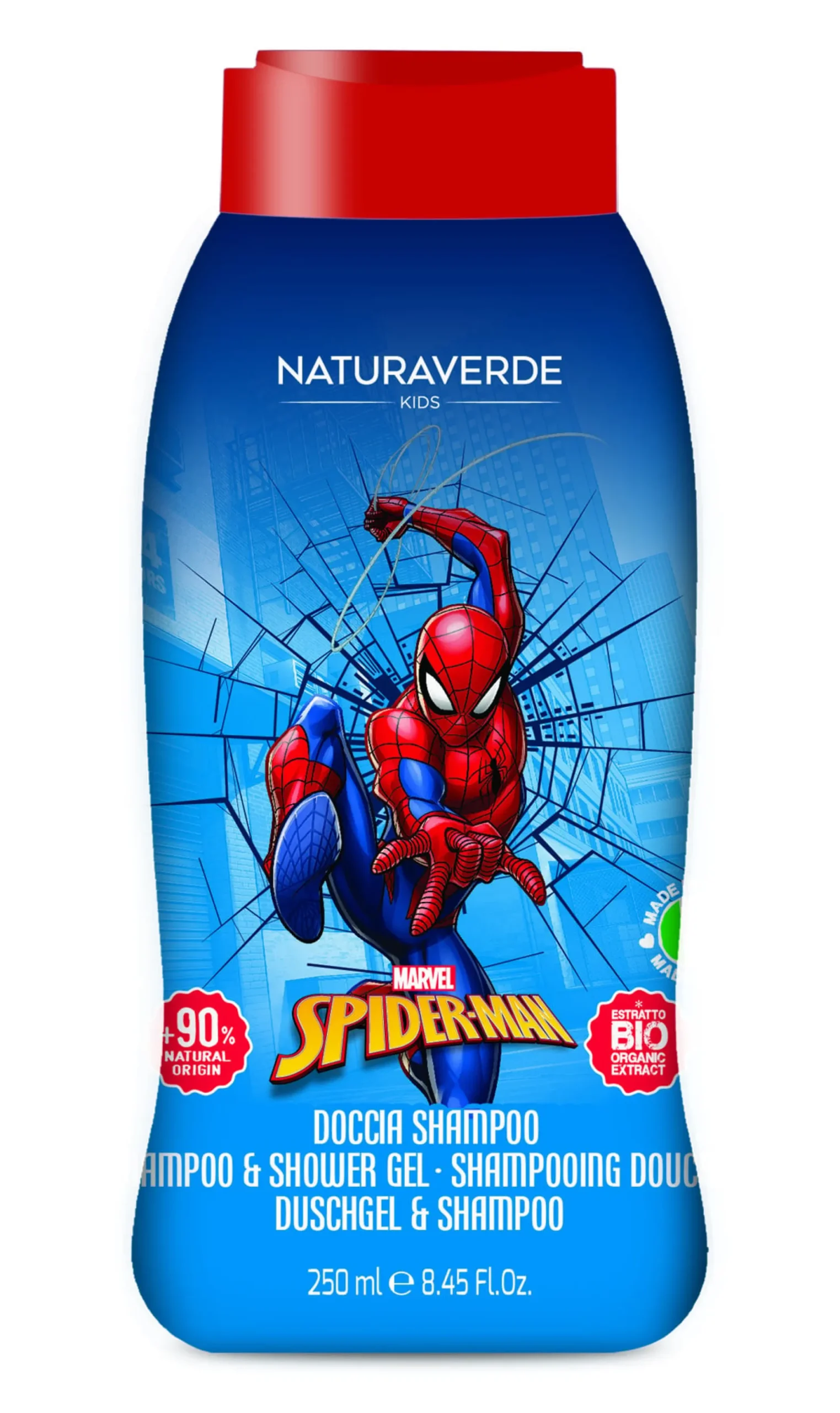 Naturaverde Spiderman Shampoo & Shower Gel 250 ml