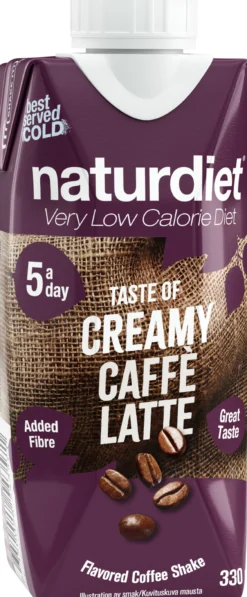 Naturdiet VLCD Creamy Caffe Latte Shake 330 ml