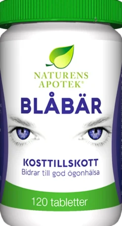 NATURENS APOTEK Blåbär 120 tabletter