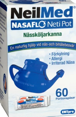 NeilMed NasaFlo Nässköljarkanna & Portionspåsar 60 st