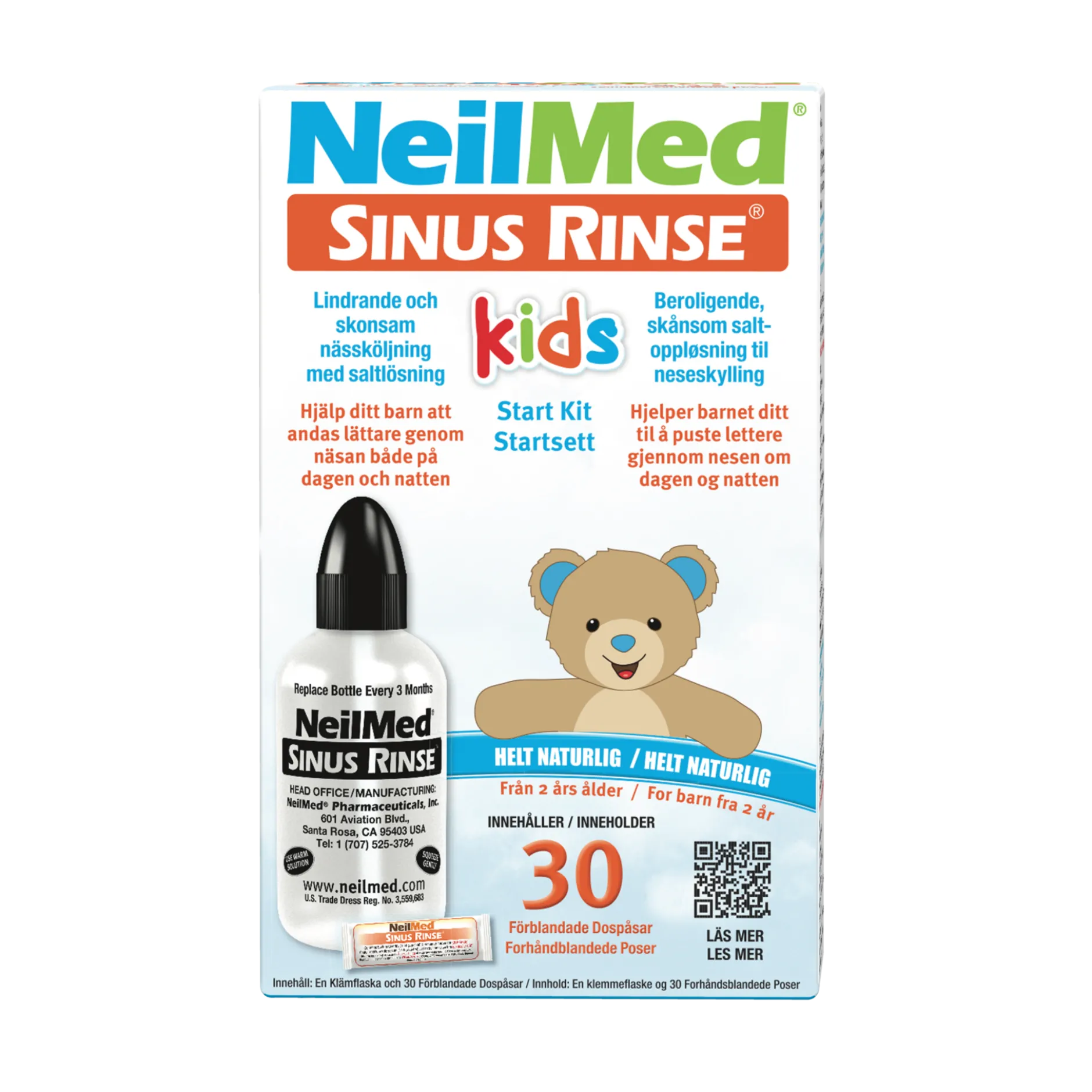 NeilMed Sinus Rinse Kids Nässköljare & Portionspåsar 30 st