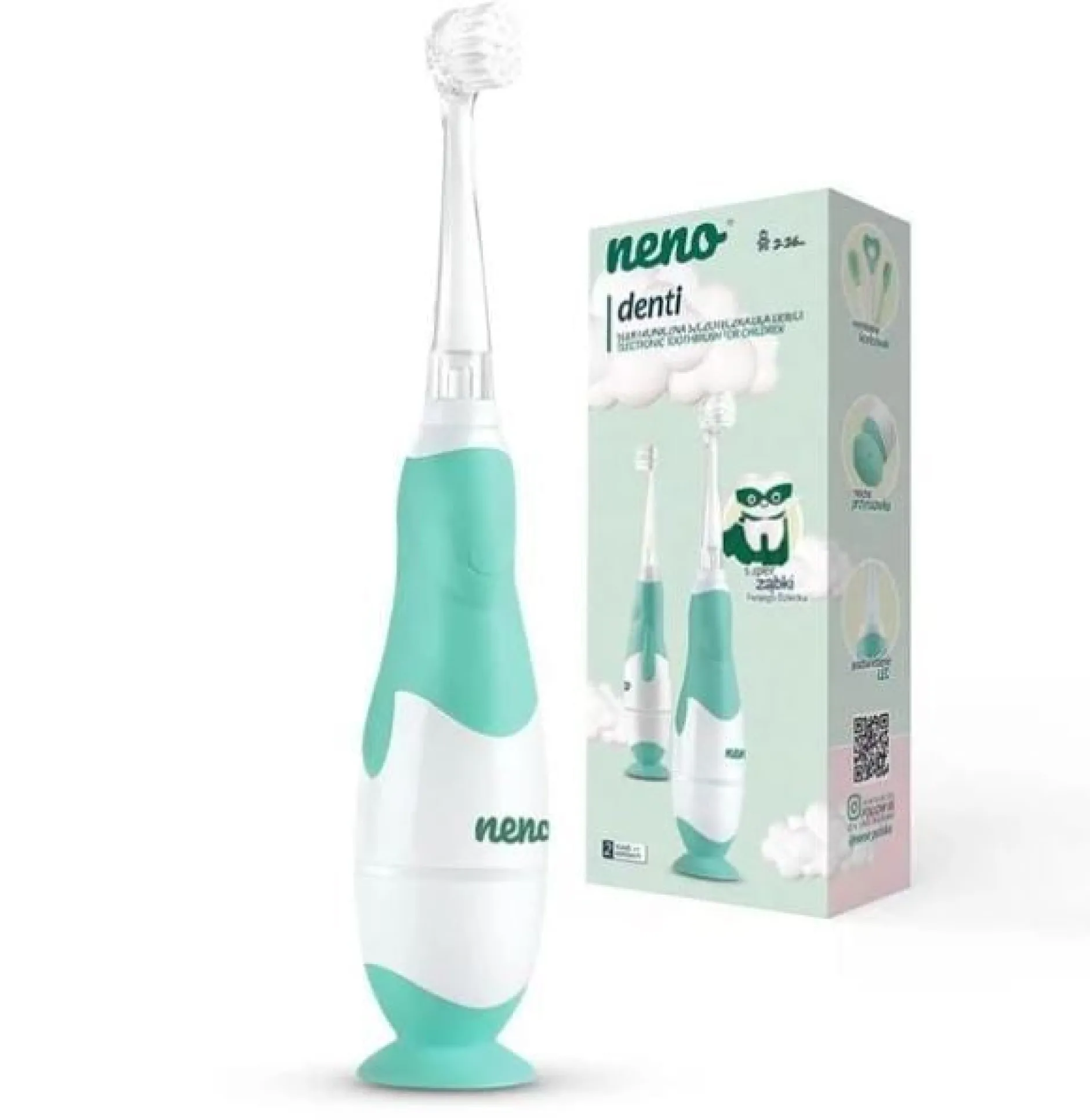 NENO Denti Elektrisk Tandborste Grön 1 st