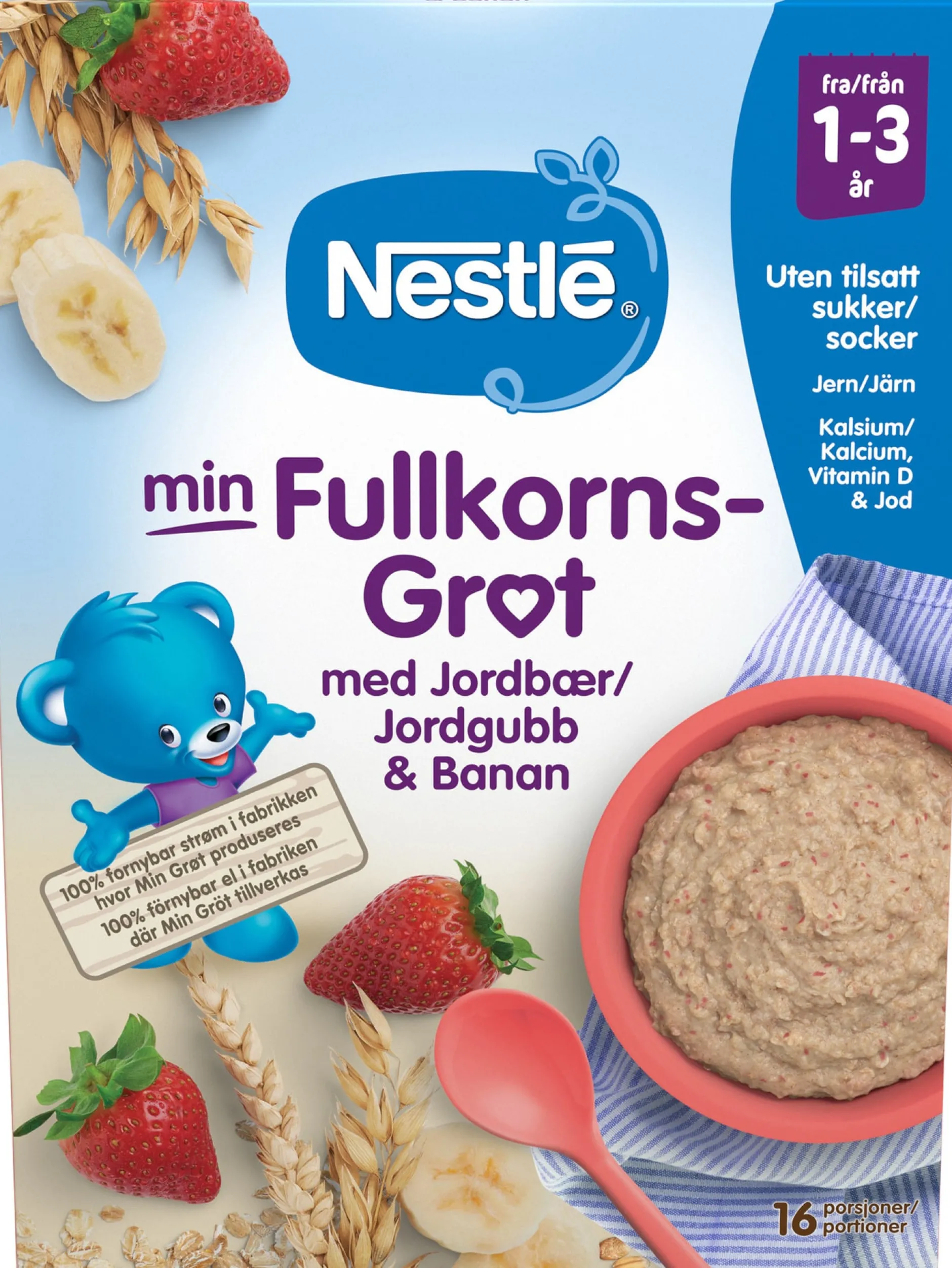 Nestlé Min Fullkornsgröt 1-3 år450g
