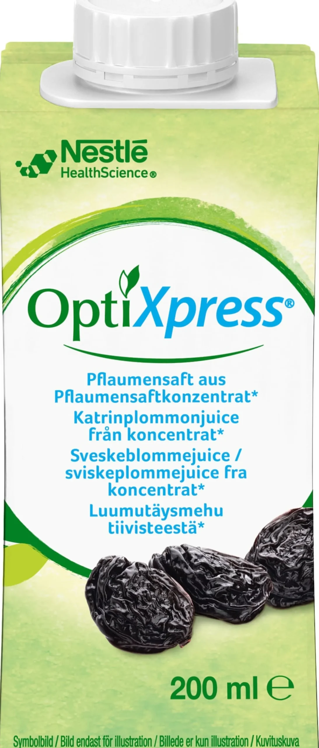 Nestlé OptiXpress Katrinplommonjuice 200 ml