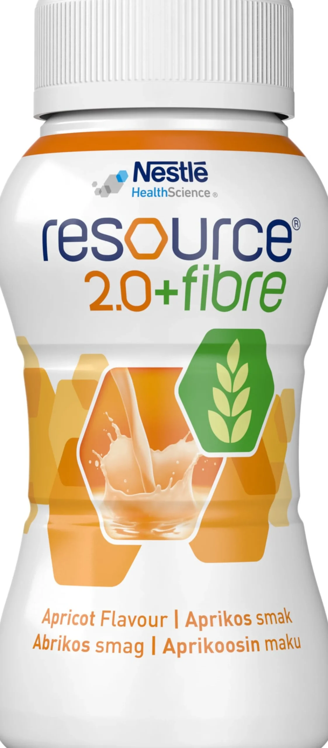 Nestlé Resource 2.0+Fibre Aprikos 4 x 200 ml
