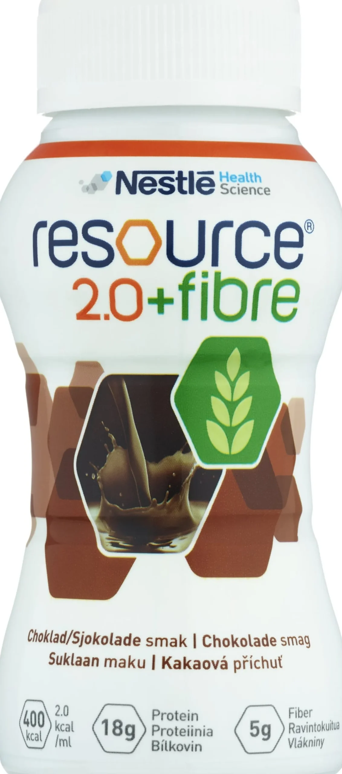 Nestlé Resource 2.0 Fibre Choklad 4 x 200 ml