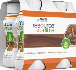 Nestlé Resource 2.0+Fibre Kaffe 4 x 200 ml