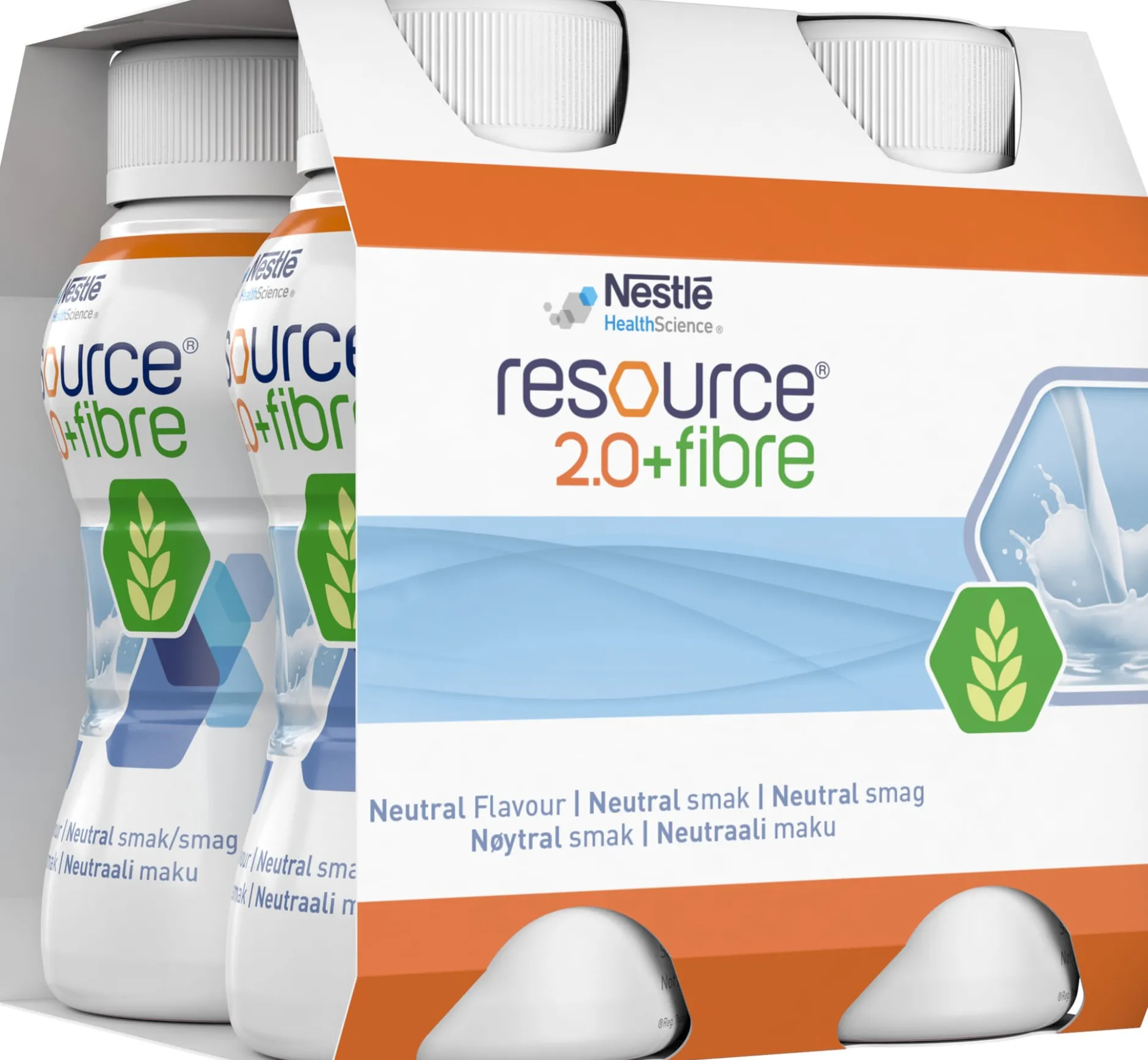 Nestlé Resource 2.0+Fibre Neutral 4 x 200 ml